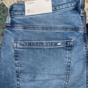 American Eagle Stovepipe Blue Denim Jeans